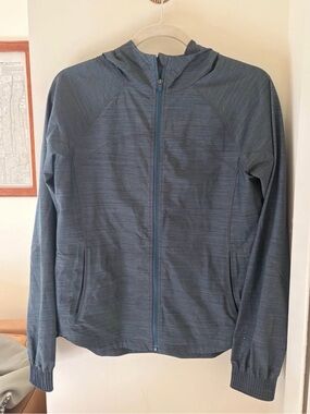 Blue Gray Athleta light weight Jacket